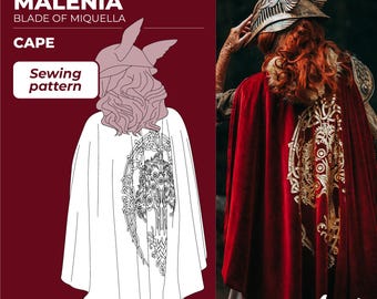 PATTERN | Malenia Elden Ring inspired CLOAK | DIGITAL Pattern Collection
