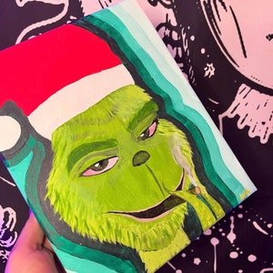 The Grinch Got High Painting