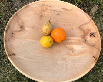 very large (50cm) wooden bowl or wall decoration