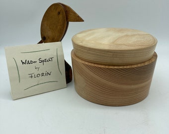 Can single piece wooden box especially decorative design object jewelry storage container gift kitchen bowl living room decoration