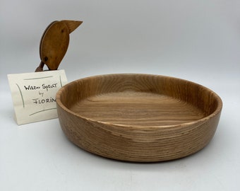 Wooden bowl tray bowl decorative item made of ash