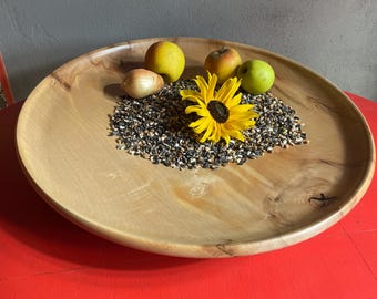 very large (50cm) wooden bowl or wall decoration