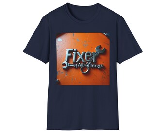 Funny T-Shirt - "That's What I Do I Fix Stuff And I Know Things" For Electricians, Handymen, Mechanics | Unisex Tee - View #6