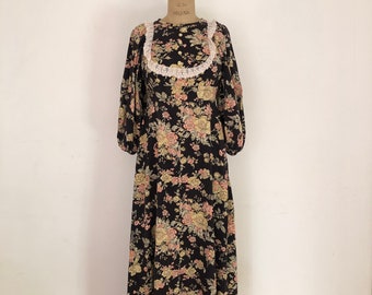 Vestido vintage de cachemira