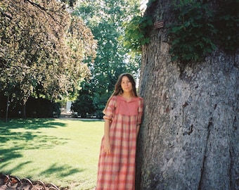 Vestido camisero a cuadros