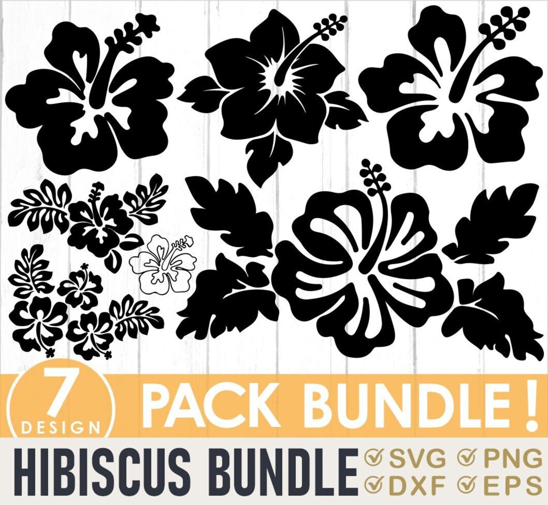 7 Hibiscus Svg Bundle Hawaii Flower Flower Svg Floral Svg - Etsy Australia