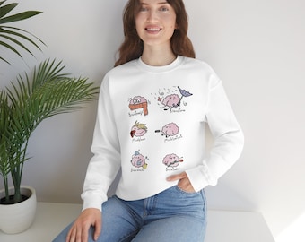 Brain Pun Crewneck Sweater