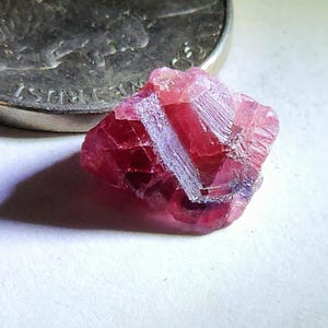 5.22 Carat Raw Red Clear Ruby/Sapphire Specimen from Tanzania