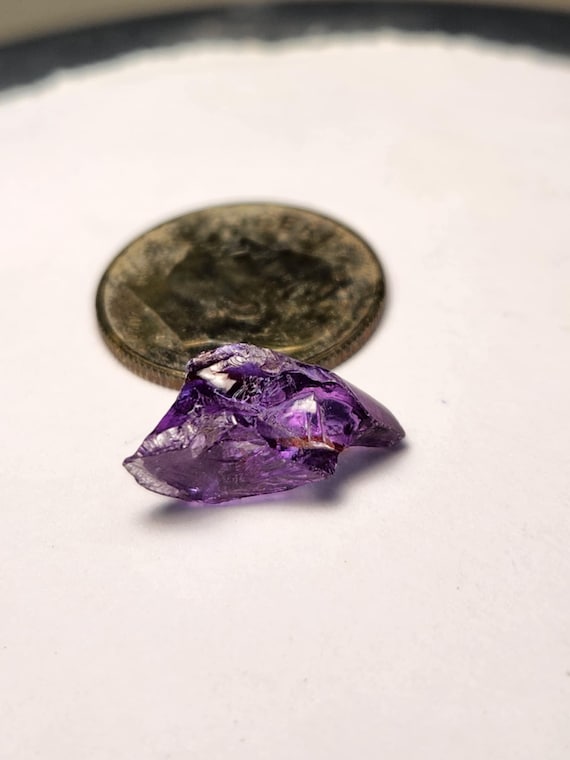 5.935 Carat Raw Purple Color Changing Alexandrite Crystal