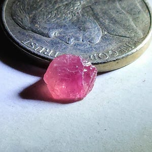 1.31 Carat Pink Very Clear Winza Ruby Crystal from Tanzania