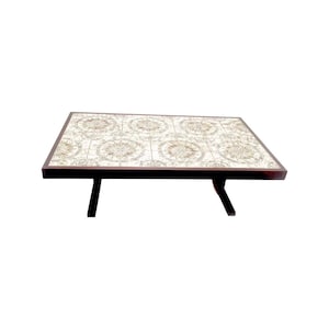 Mid Century Modern Danish Modern Rosewood tile coffee table
