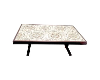 Mid Century Modern Danish Modern Rosewood tile coffee table