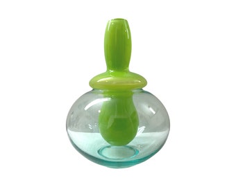 vintage postmodern 90s ikea Sweden gullaskruf glasatelje glass bulb vase