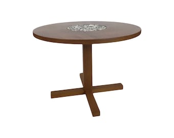 Mid century danish modern teak tile table Denmark