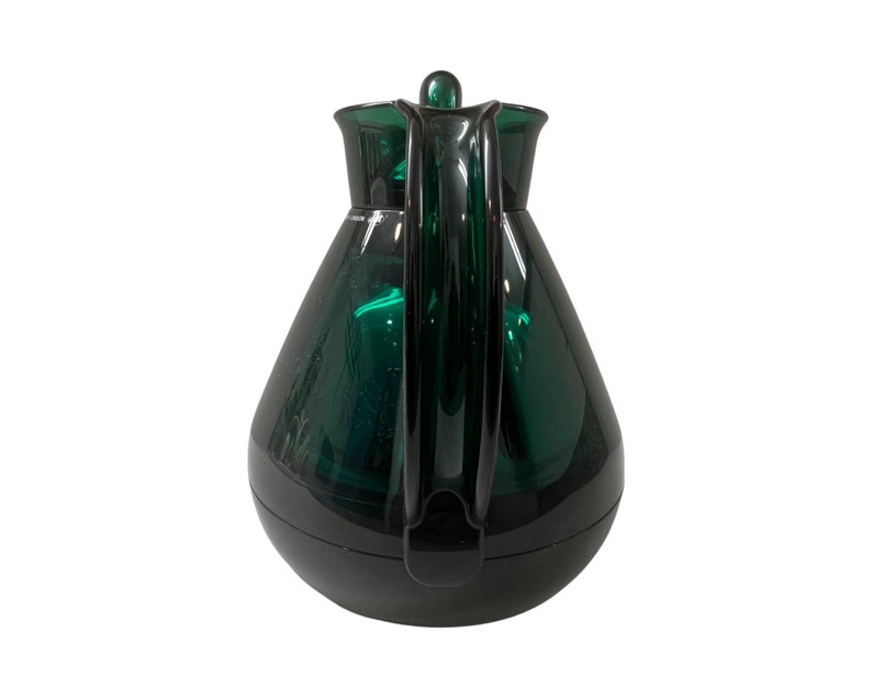 Vintage Alfi green thermal carafe designed by Lovegrove and Brown London lucite acrylic mid century modern image 6