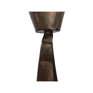 Mid century modern vintage Mexico gene Byron candelabra sculptural candle holder copper image 6