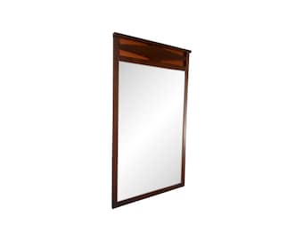 Vintage Mid-Century Modern Starburst Walnut Wall Mirror - Restored