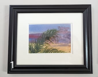 Tropical Watercolor Originals - Framed