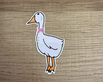Coquette Goose Sticker