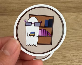Book Ghost Sticker