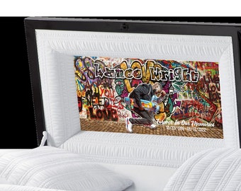 Casket Panel Inserts - Graffiti (Urban Collection), Casket Inserts, Casket Panels, Casket Head Panel Inserts