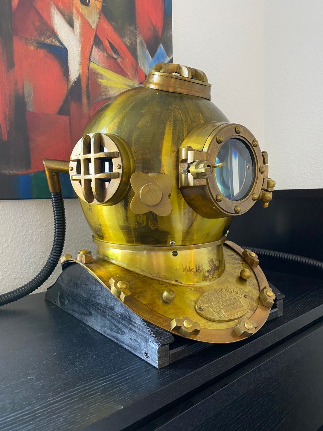 Diving Helmet Lamp Holder Etsy