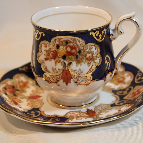 Royal Albert Heirloom Bone China Tea Cup and Saucer Combo-circa 1920’s Alhambra Pattern