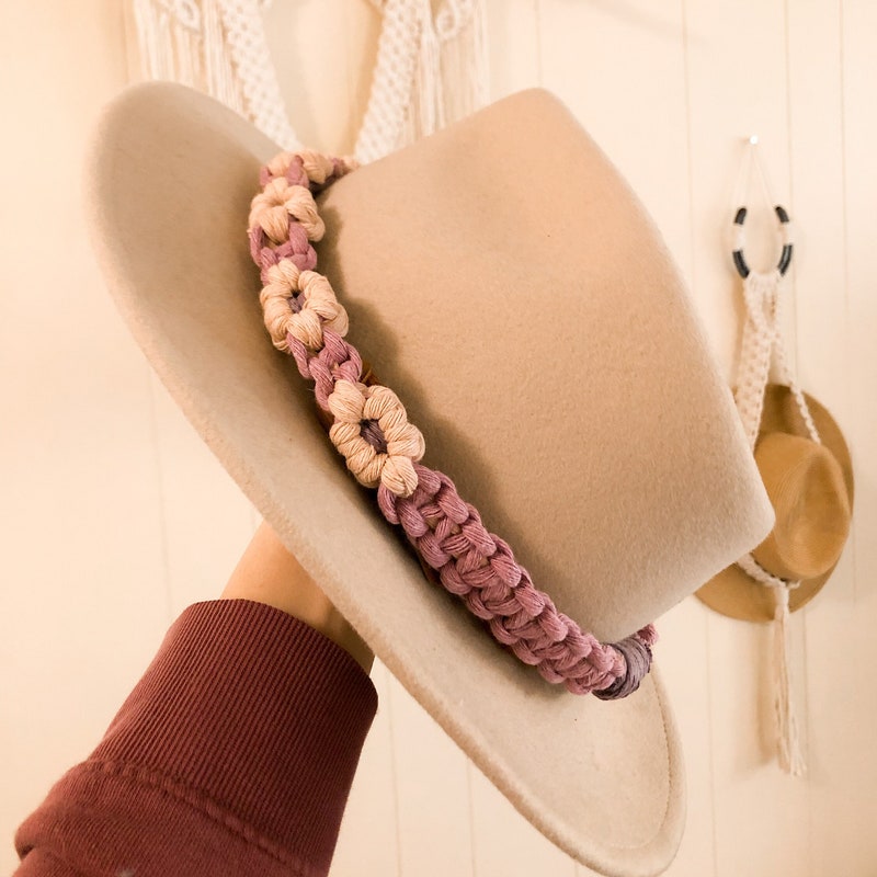 Flower Hat Band - Etsy