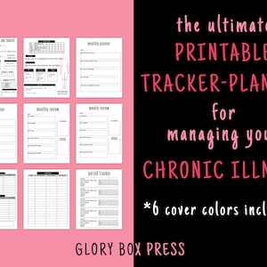 Printable Chronic Illness Tracker Planner