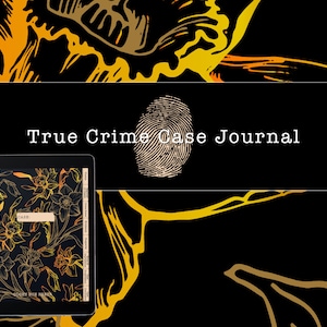 Digital True Crime Case Journal, Notebook, Planner, Gift for True Crime Lovers for iPad, Goodnotes, etc! (Daffodil Edition)