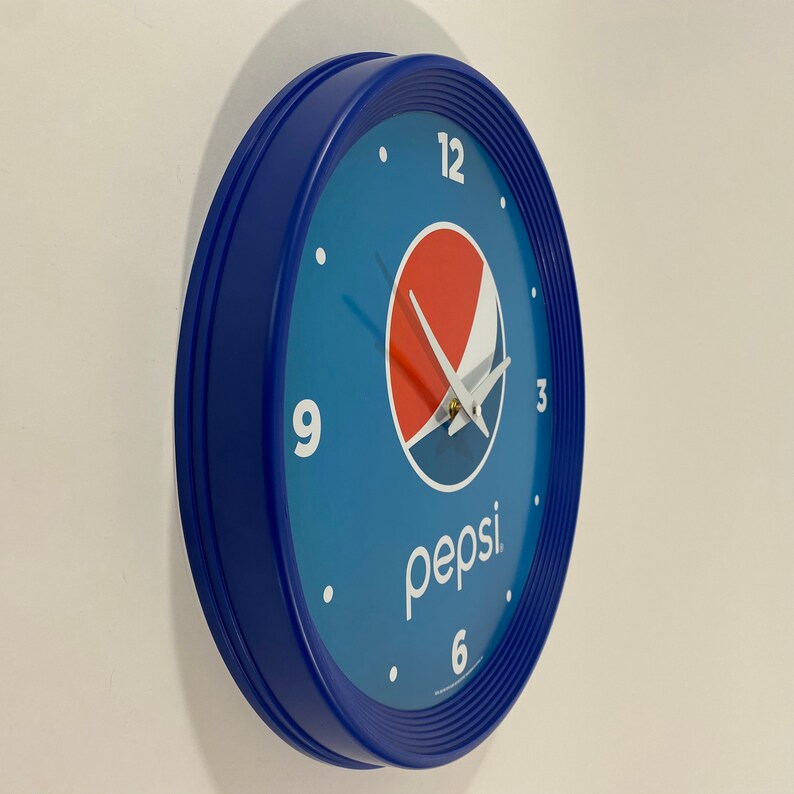 Pepsi Wall Clock 15 Pepsi Cola Restaurant Advertising Vintage Etsy