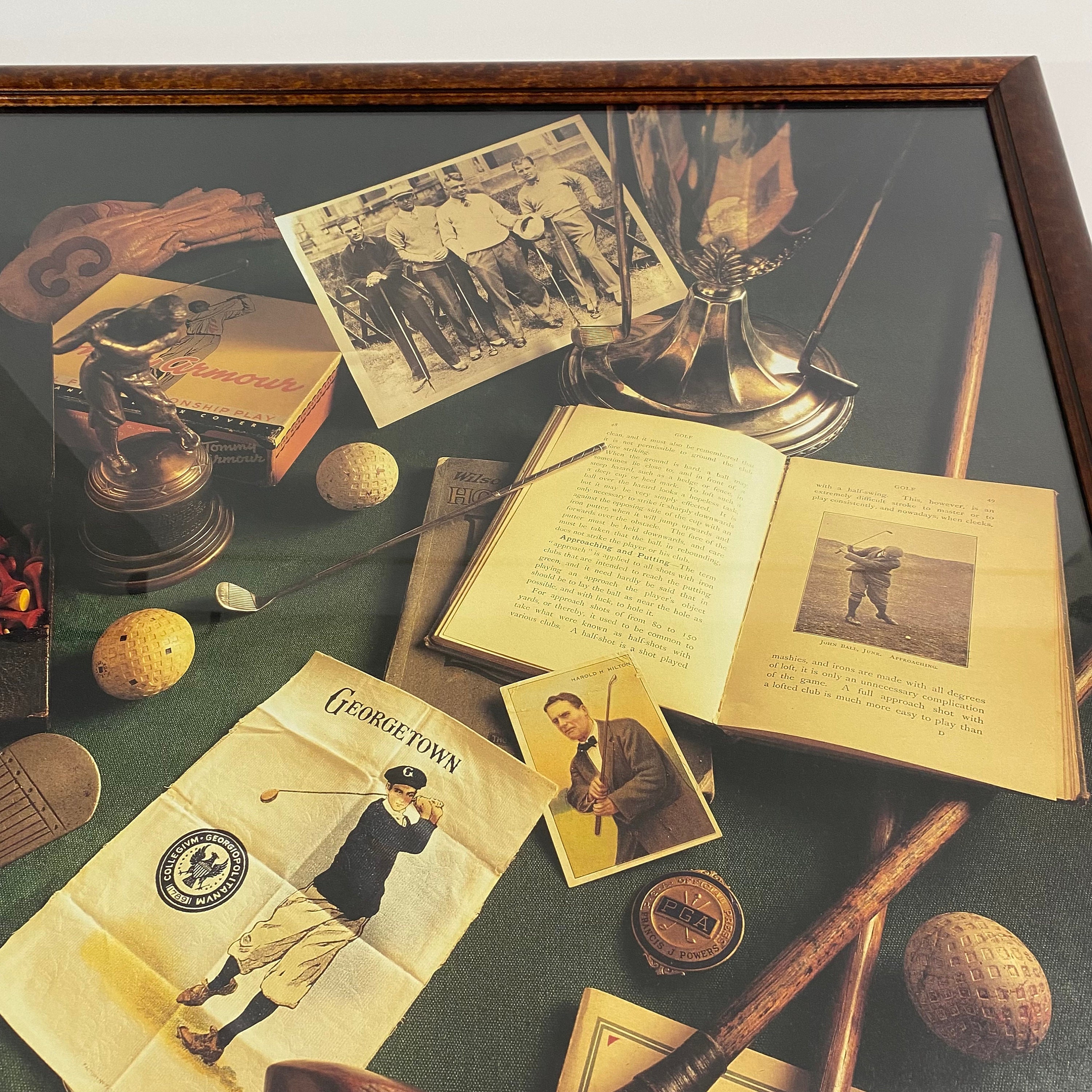 Vintage Golf Wall Art Large Framed Decor 1994 Classic Sports - Etsy