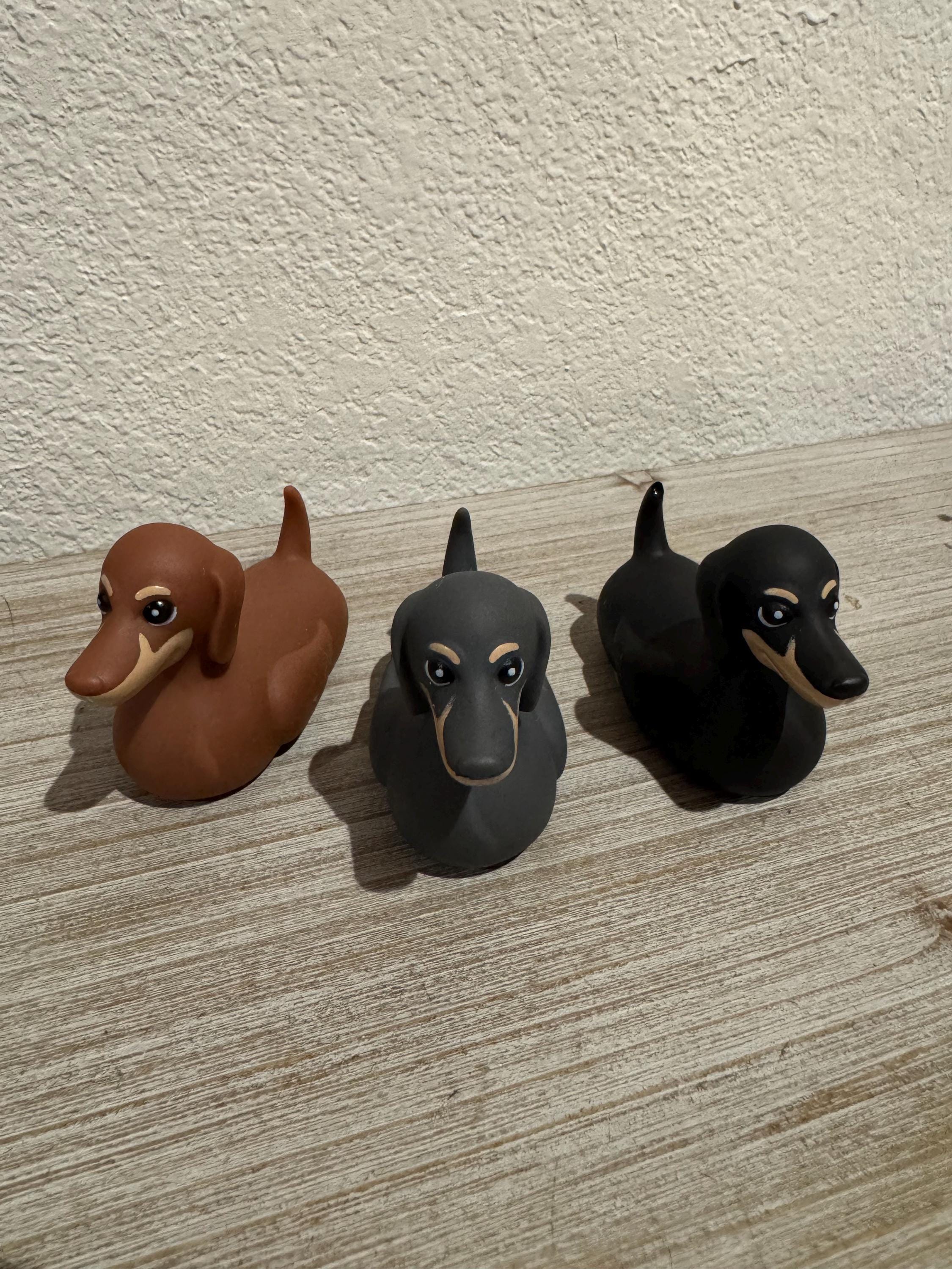 Dachshund Dog Rubber Duckies Individual or Set of 3 - Etsy