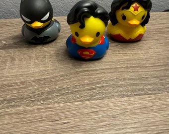 Comic Themed Rubber Ducks - Cosmo- Individual or set of 3