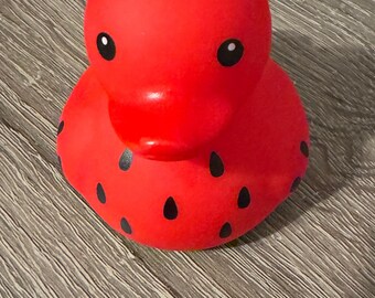 Watermelon Rubber Duck