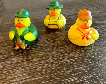 Camping, Boy Scout, Girl Scout rubber duck