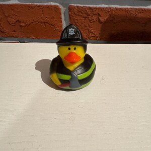 Firefighter, thin Red line rubber duckies 4