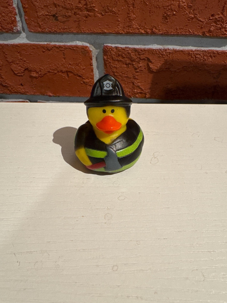 Firefighter, thin Red line rubber duckies 4