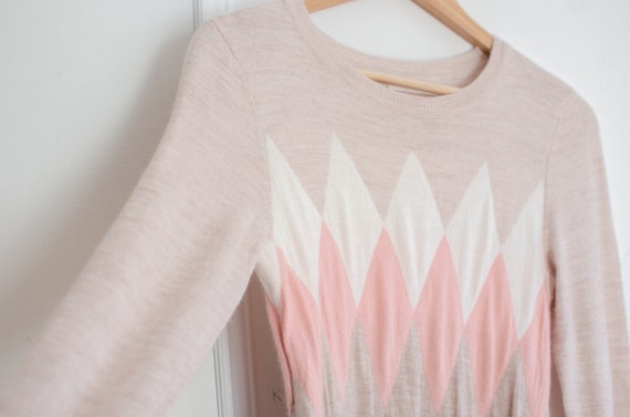 Y2K Sweater with Argyle pattern Christian Siriano - image 5