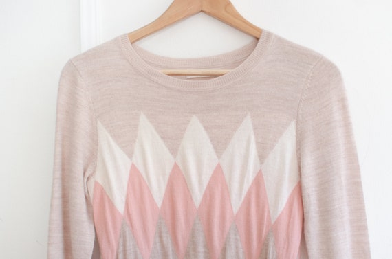 Y2K Sweater with Argyle pattern Christian Siriano - image 4