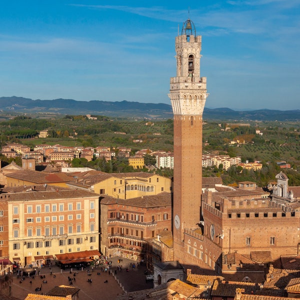 Panorama of Siena. Tuscany, Italy. Digital download, printable photograph.