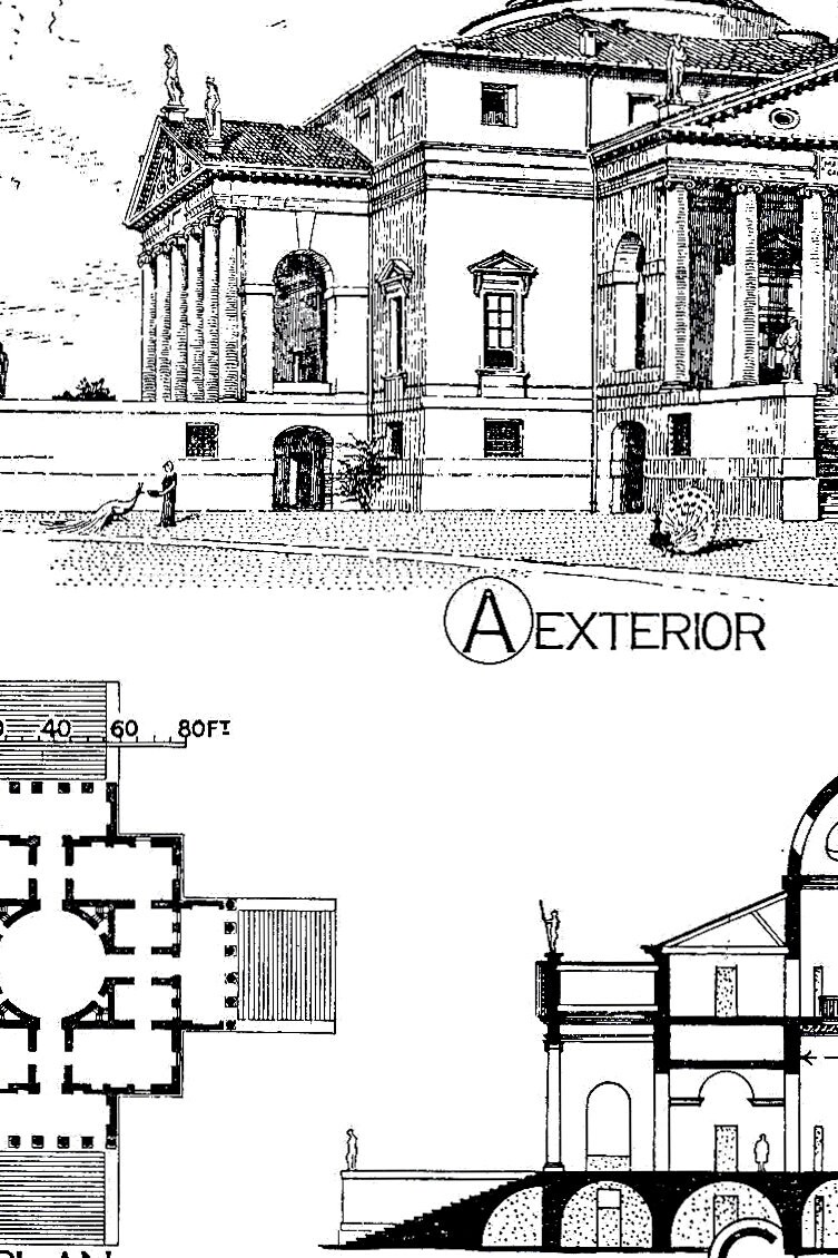 洋書翻訳レア品】パラディオ図面集 PALLADIO パラーディオ図面集