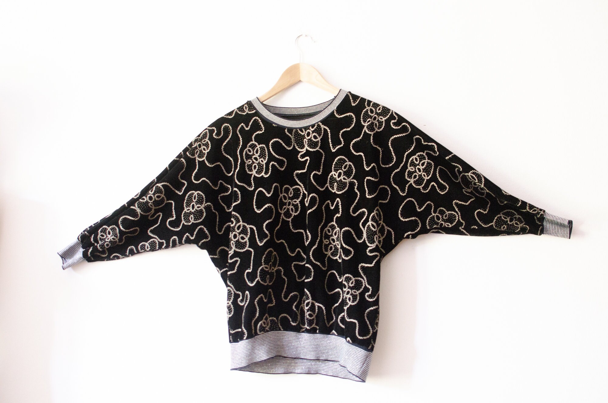 Black Velvet Sweater Etsy Canada