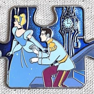 LE Cinderella Prince Charming Character Connection Puzzle Mystery Box Disney Pin