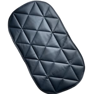 Cambiador acolchado de piel vegana de color azul marino para bebé, portátil, impermeable, acolchado, para viajes, 16 x 30 pulgadas, UNIKLOOK