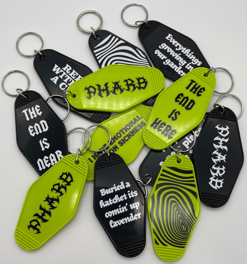 Phoebe Inspired Motel Style Keychains 