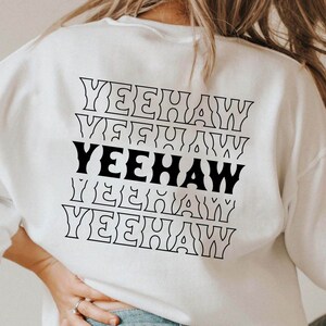 Yee Haw Cowboy Hat SVG, Western Svg Png, Texas Svg, Country Svg Png, Cowgirl Svg, Farm Svg, Southern Svg, Retro Svg, Yeehaw svg