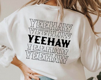Yee Haw Cowboy Hat SVG, Western Svg Png, Texas Svg, Country Svg Png, Cowgirl Svg, Farm Svg, Southern Svg, Retro Svg, Yeehaw svg