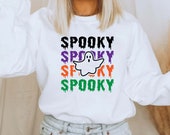 Spooky Halloween SVG, Ghost svg, Halloween svg, October 31st svg, Cricut Cut Files, Spooky Season svg, Spooky vibes, fall svg