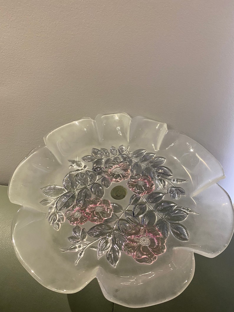 20 Sale Vintage Mikasa Crystal Serving Dish, Walther Glas Dinnerware, Rosella Pattern, Made in